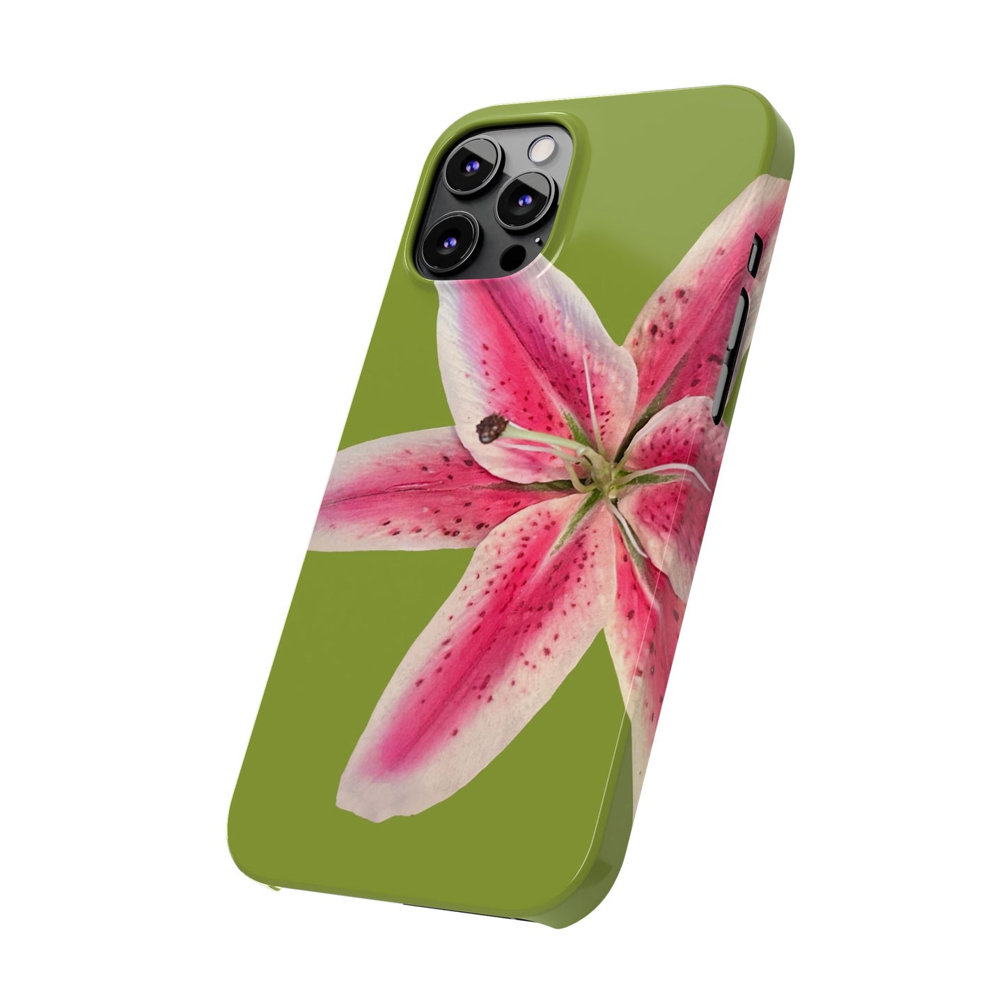 Green Lily Phone Case