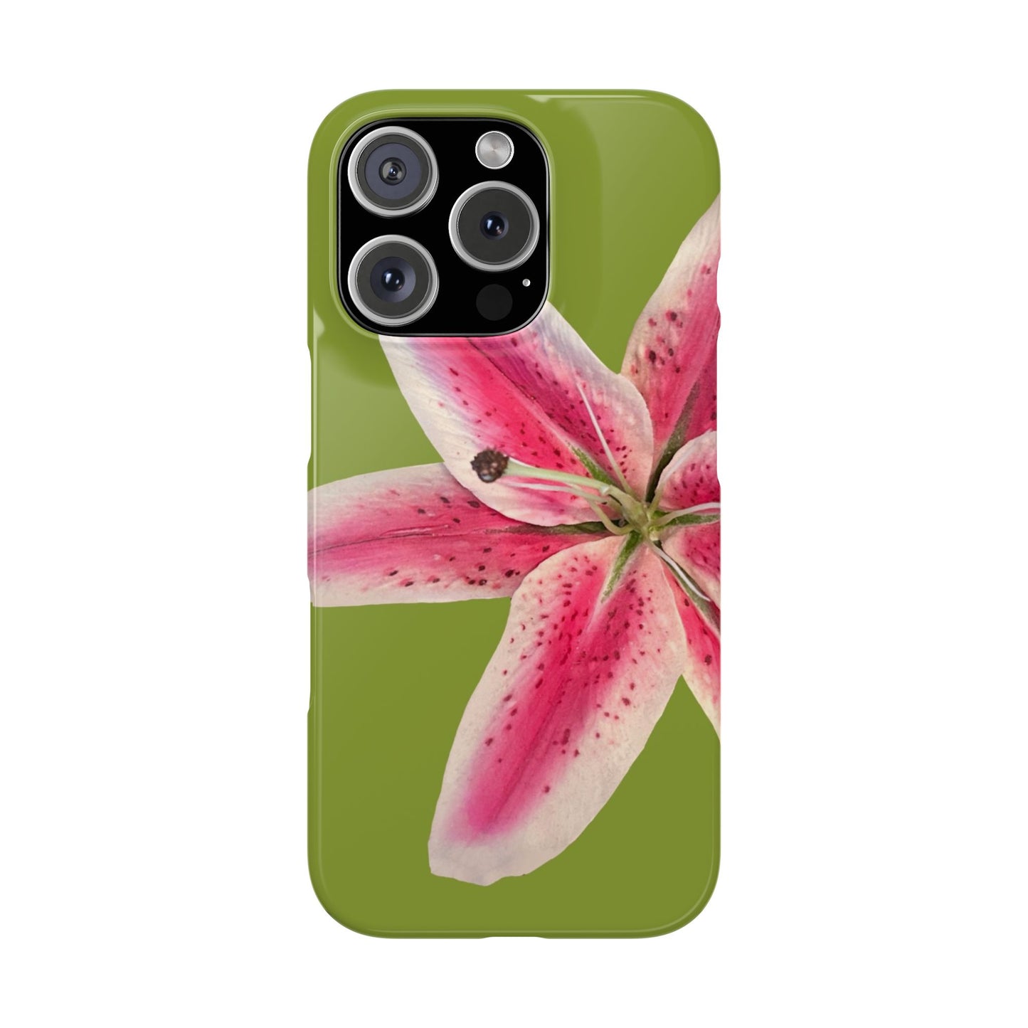 Green Lily Phone Case