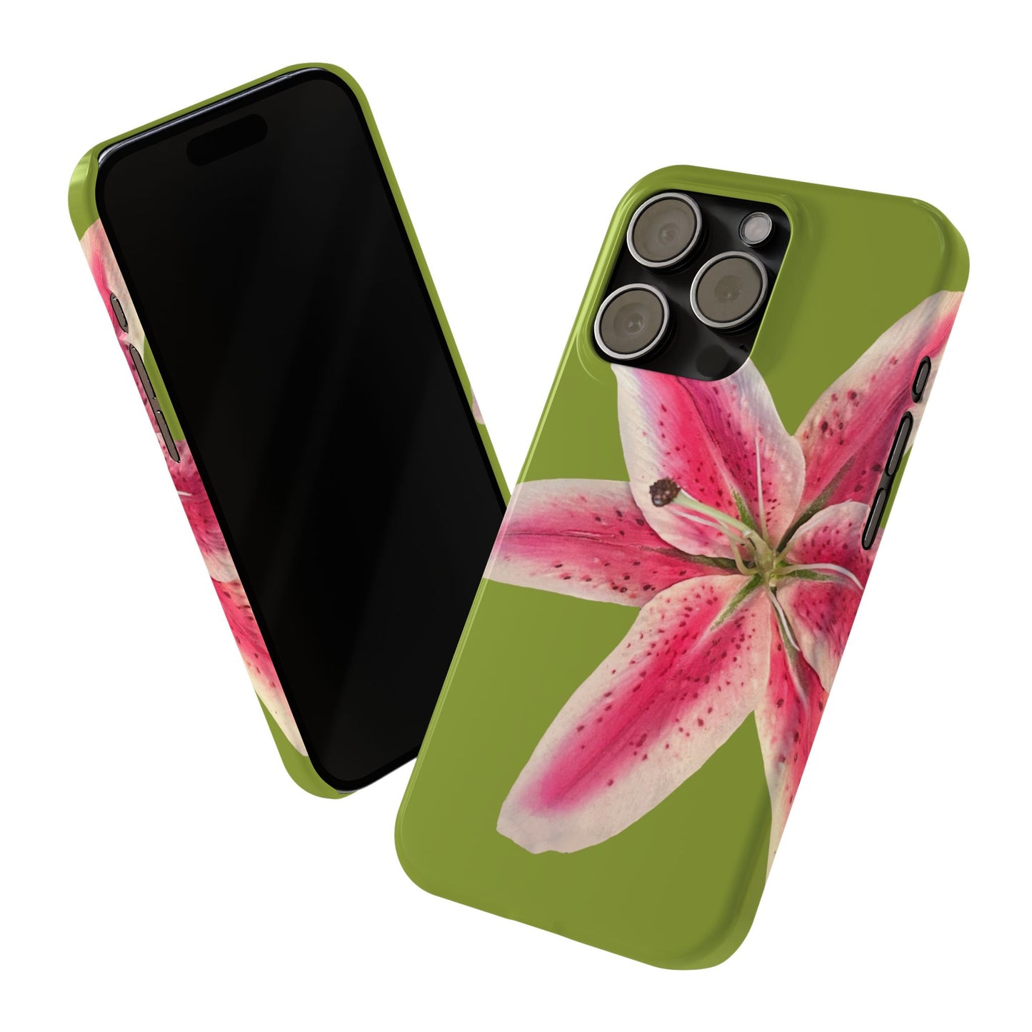 Green Lily Phone Case