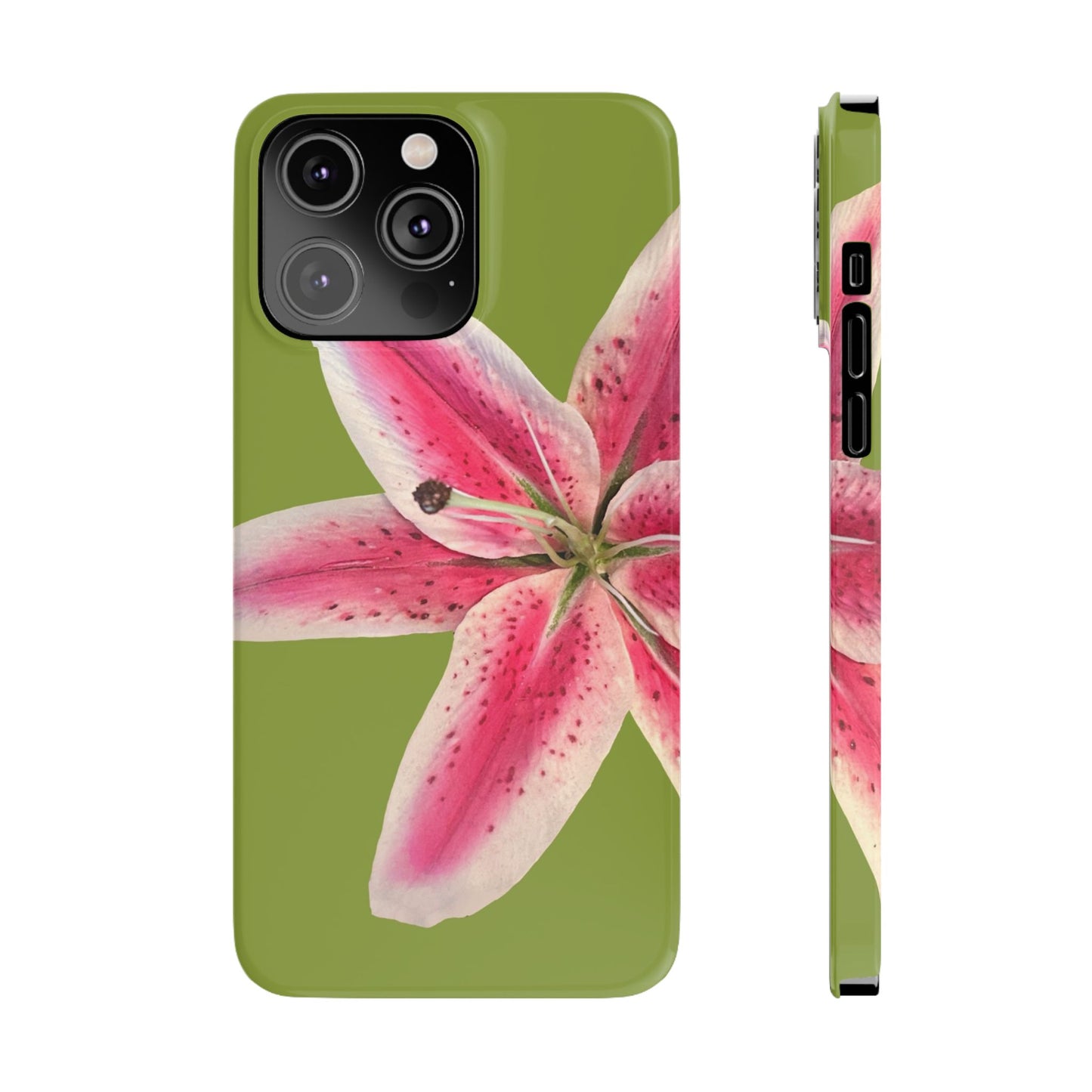 Green Lily Phone Case
