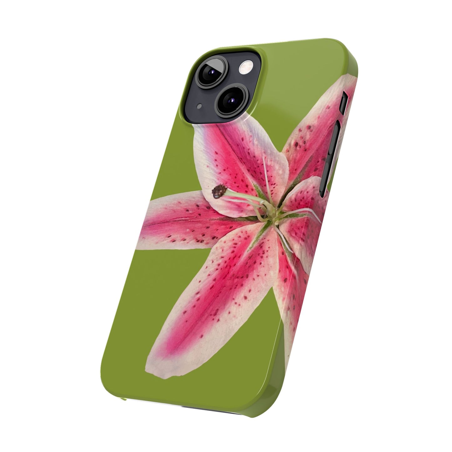 Green Lily Phone Case