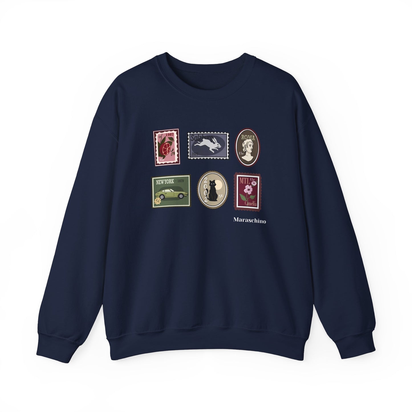 Night Stamps sweatshirt