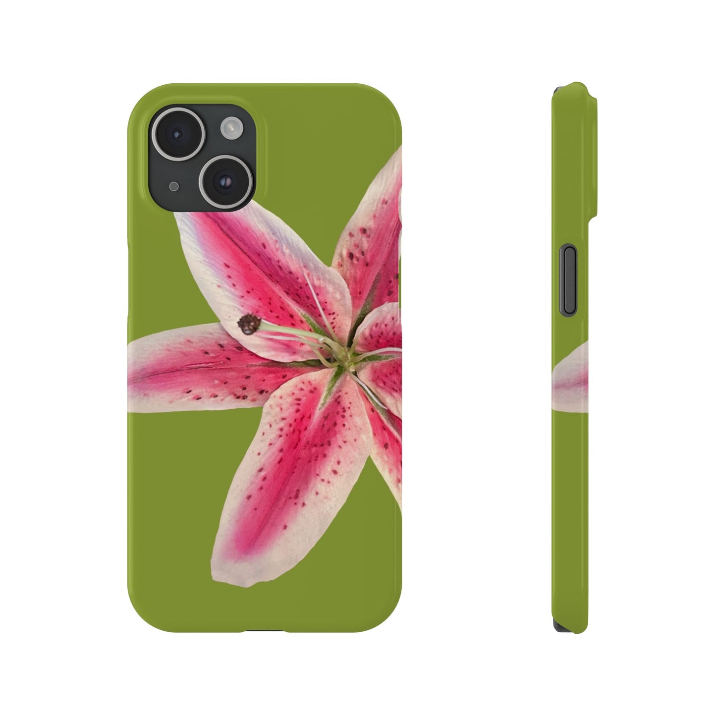 Green Lily Phone Case