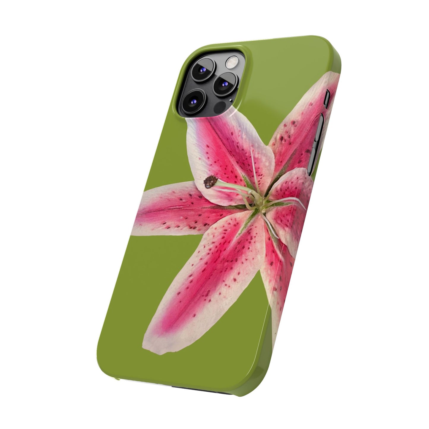 Green Lily Phone Case