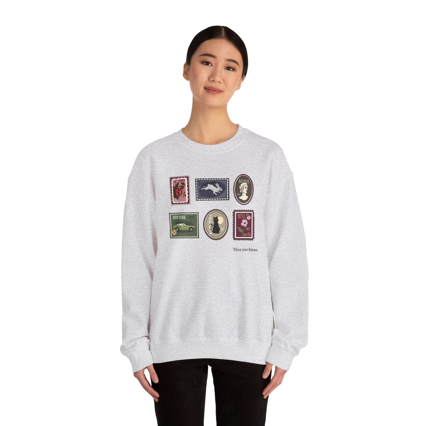 Night Stamps sweatshirt