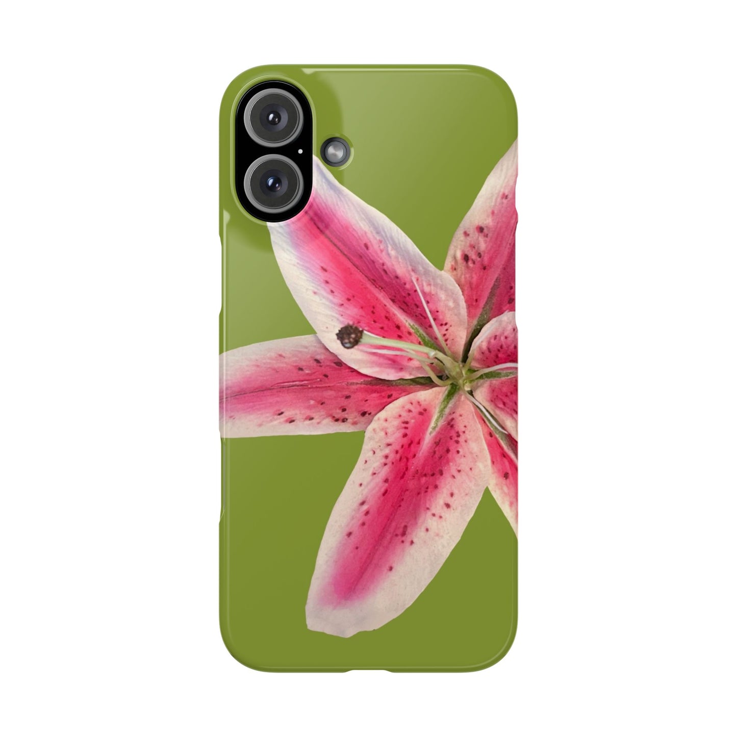 Green Lily Phone Case