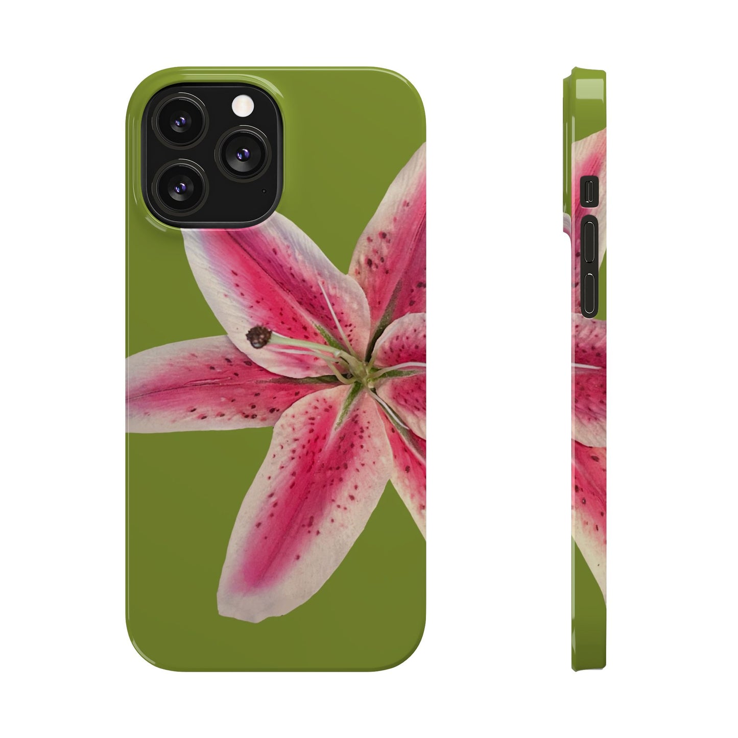 Green Lily Phone Case