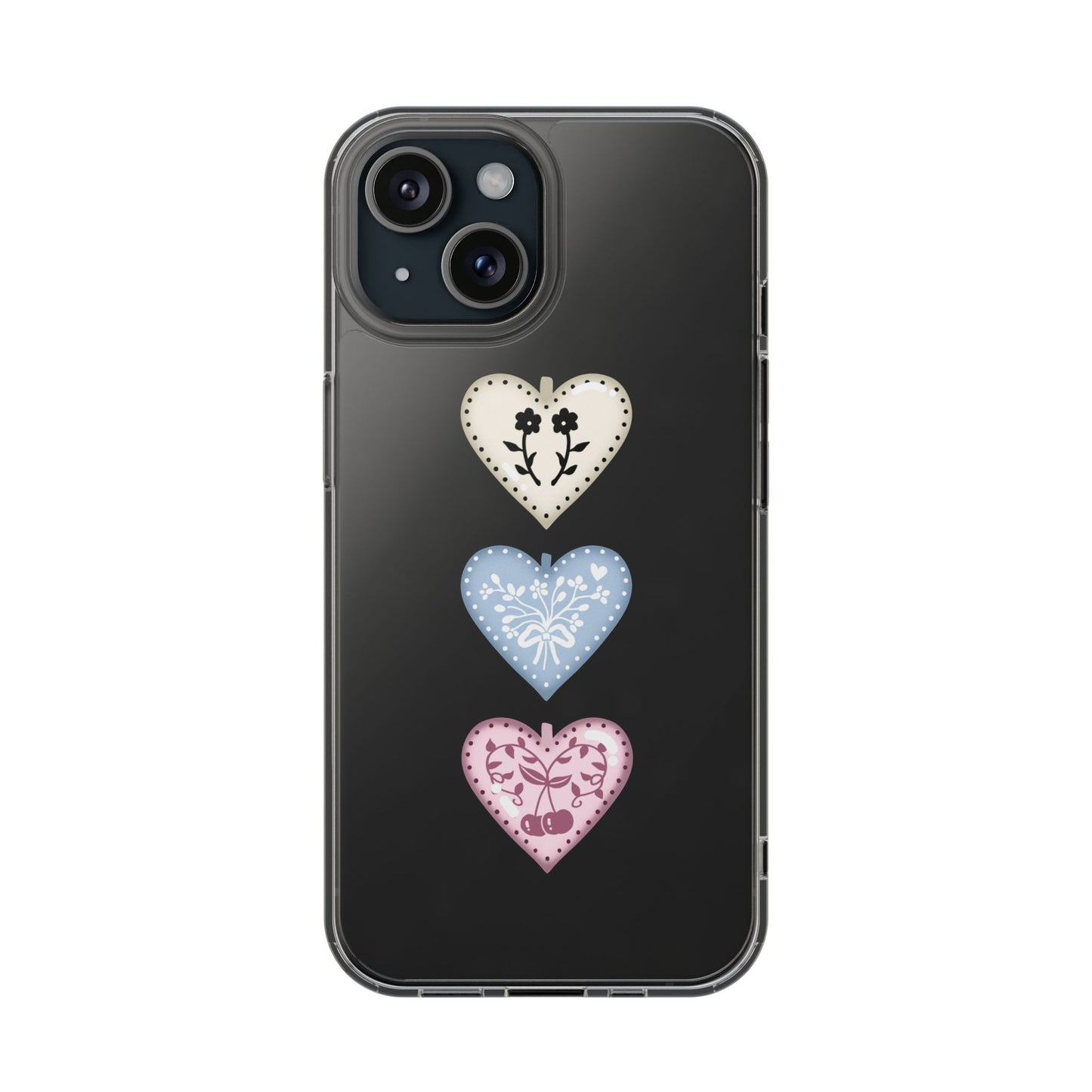 Porcelain locket phone case