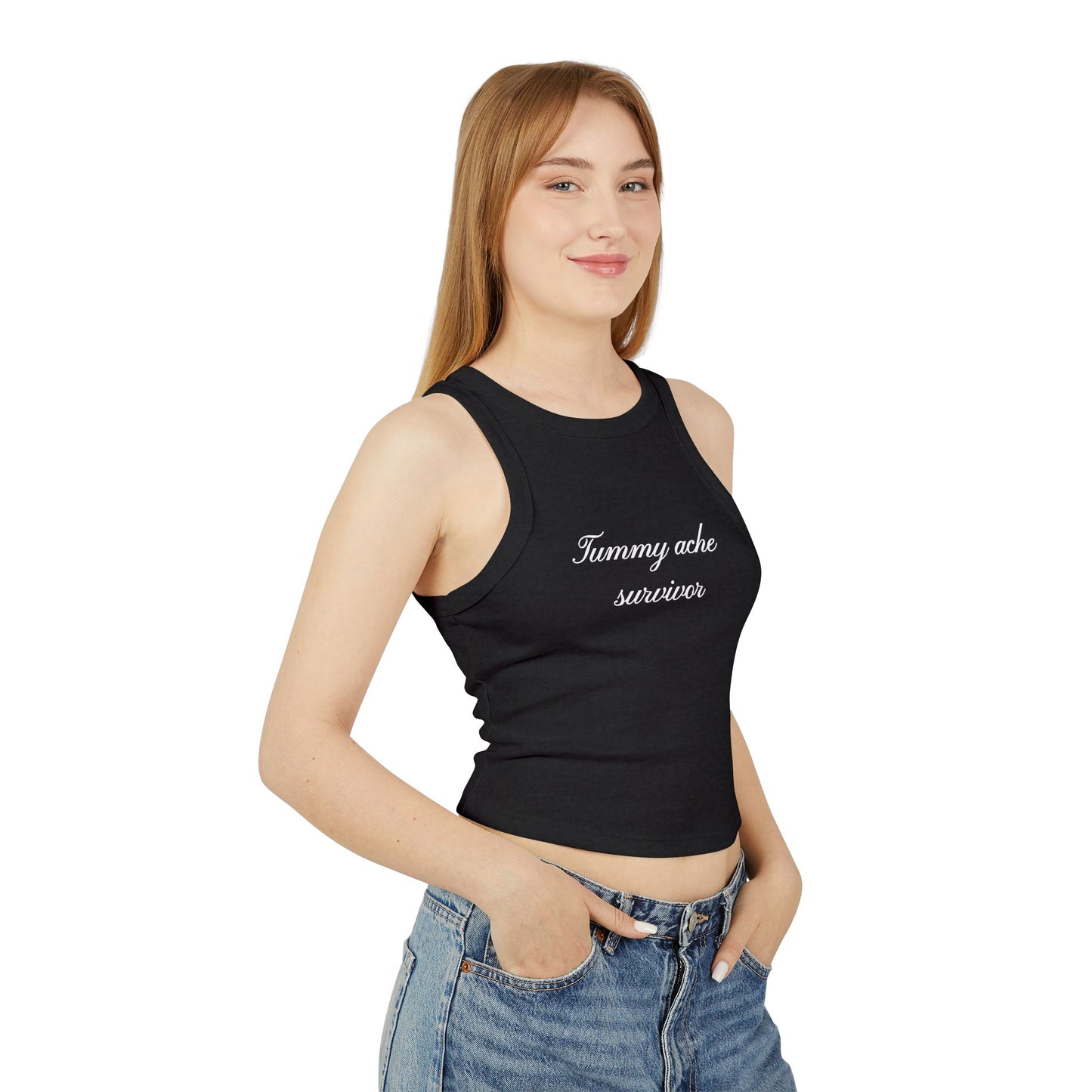 Tummy ache survivor tank top