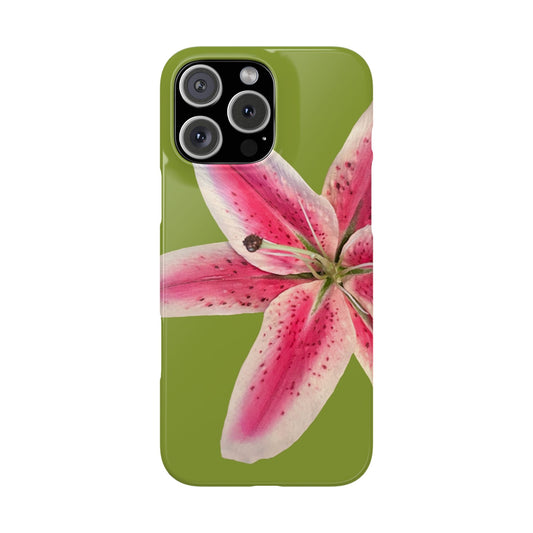 Green Lily Phone Case