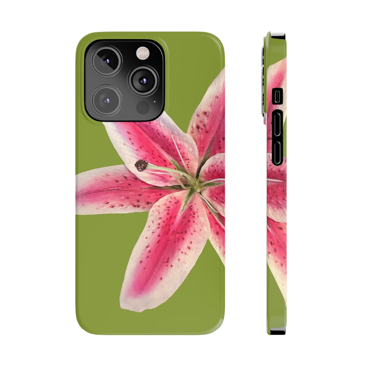 Green Lily Phone Case