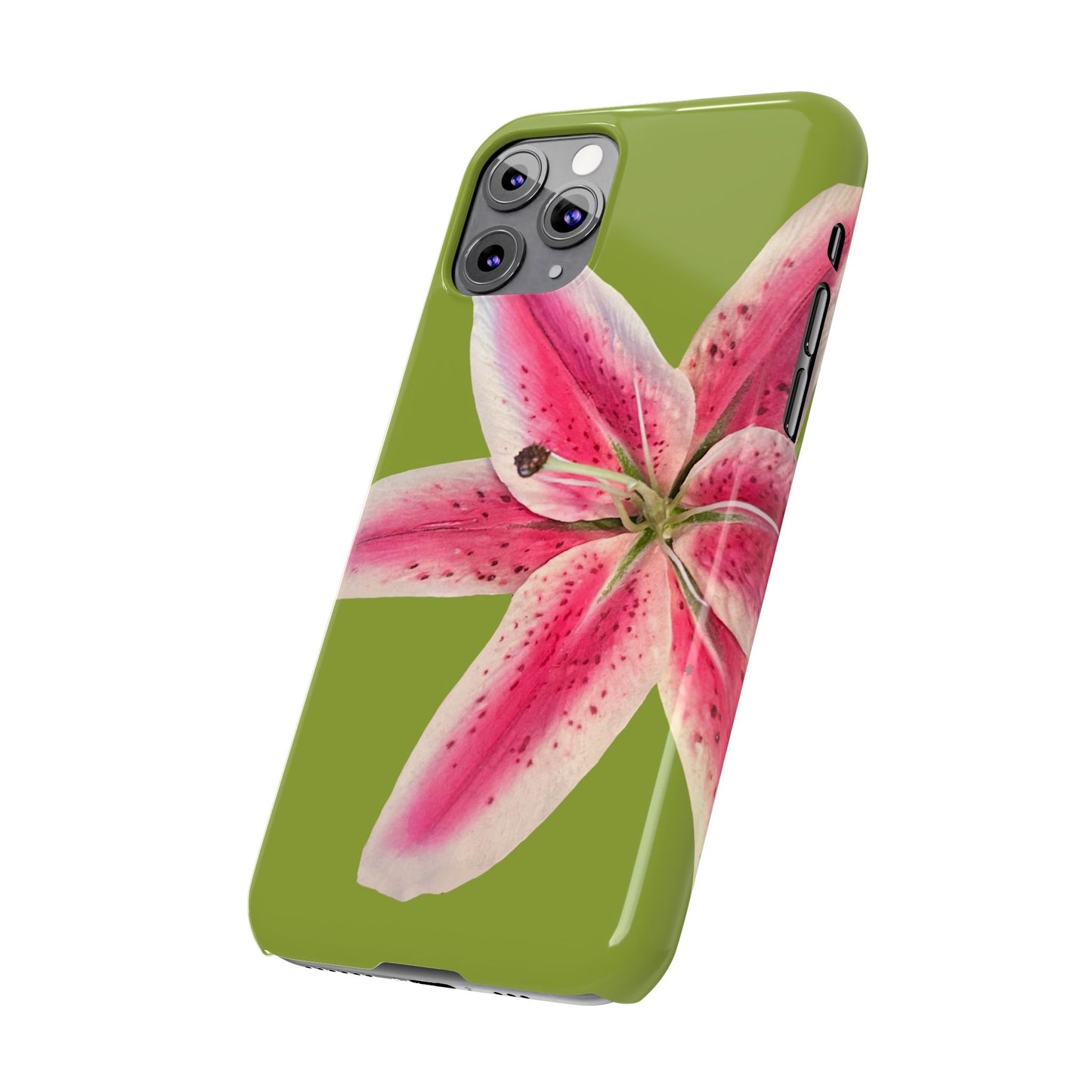 Green Lily Phone Case