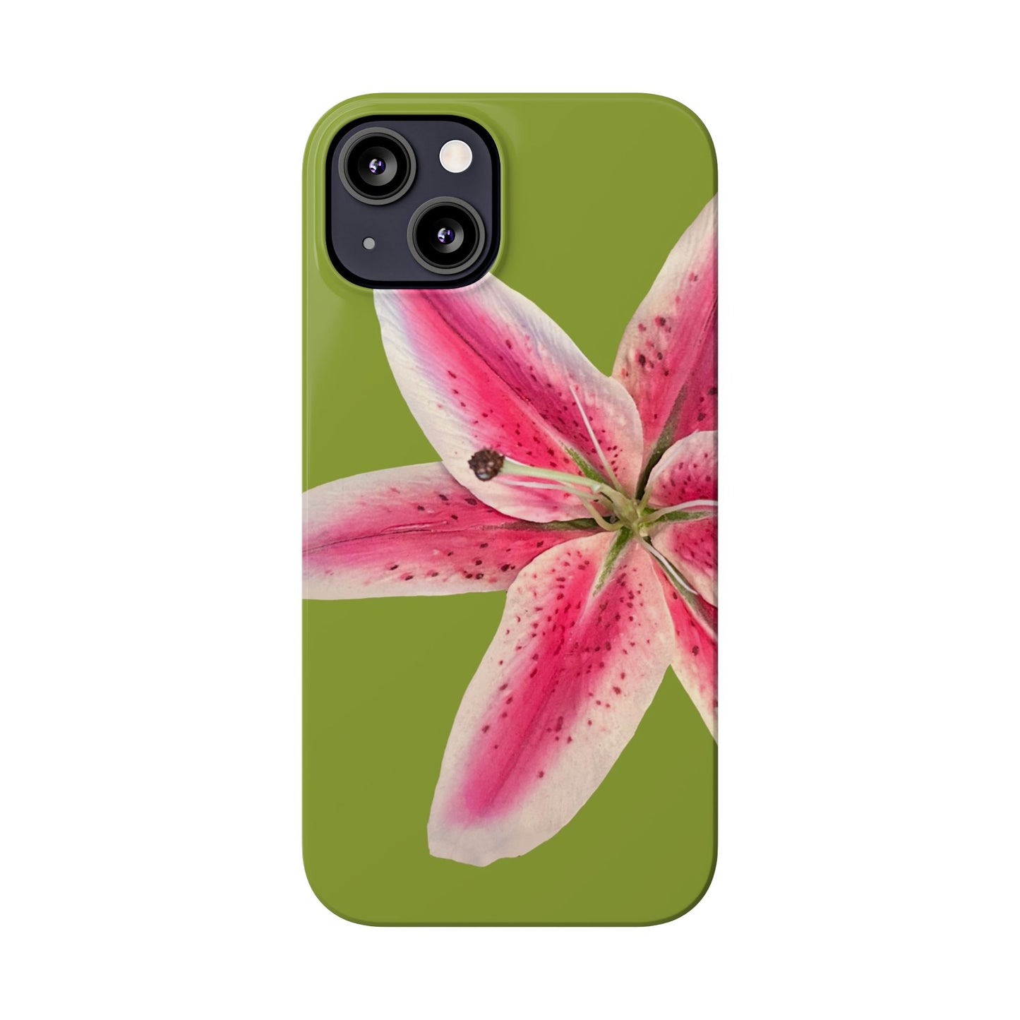 Green Lily Phone Case