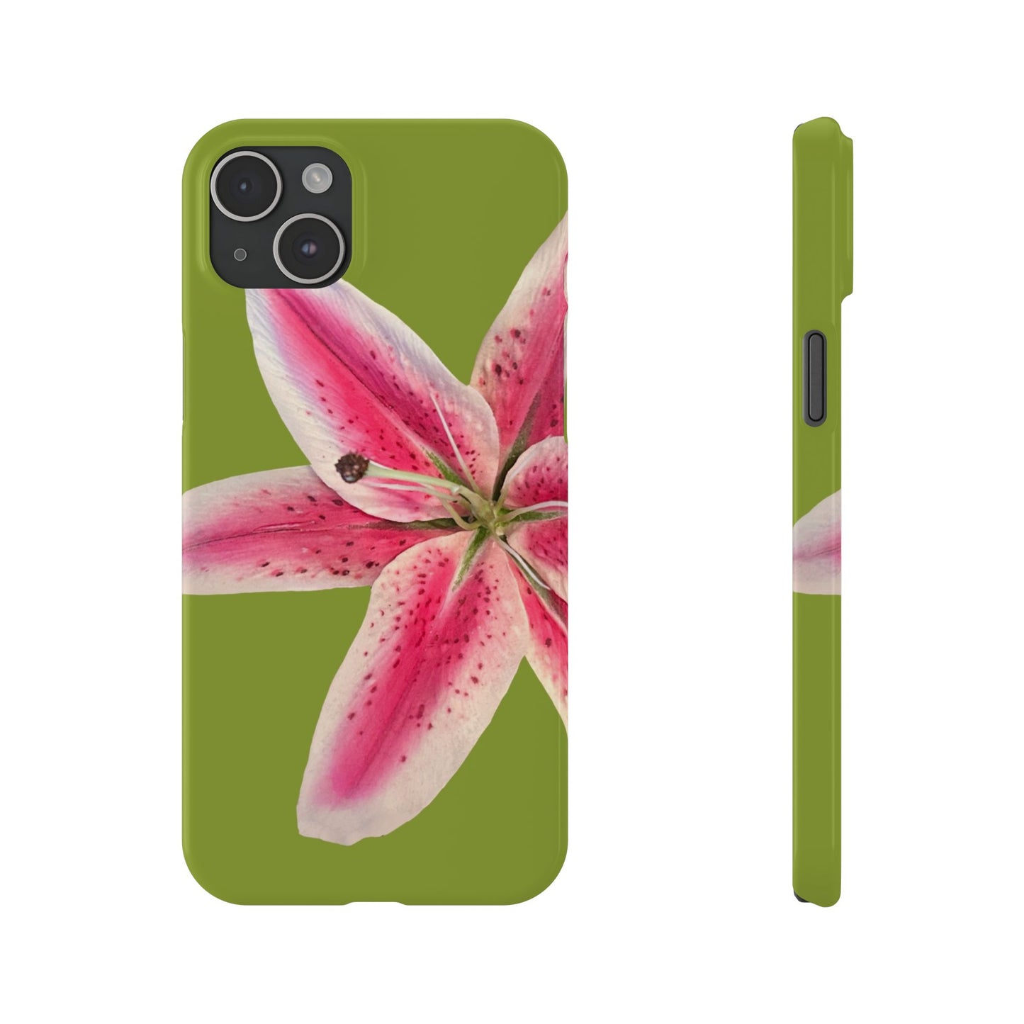 Green Lily Phone Case