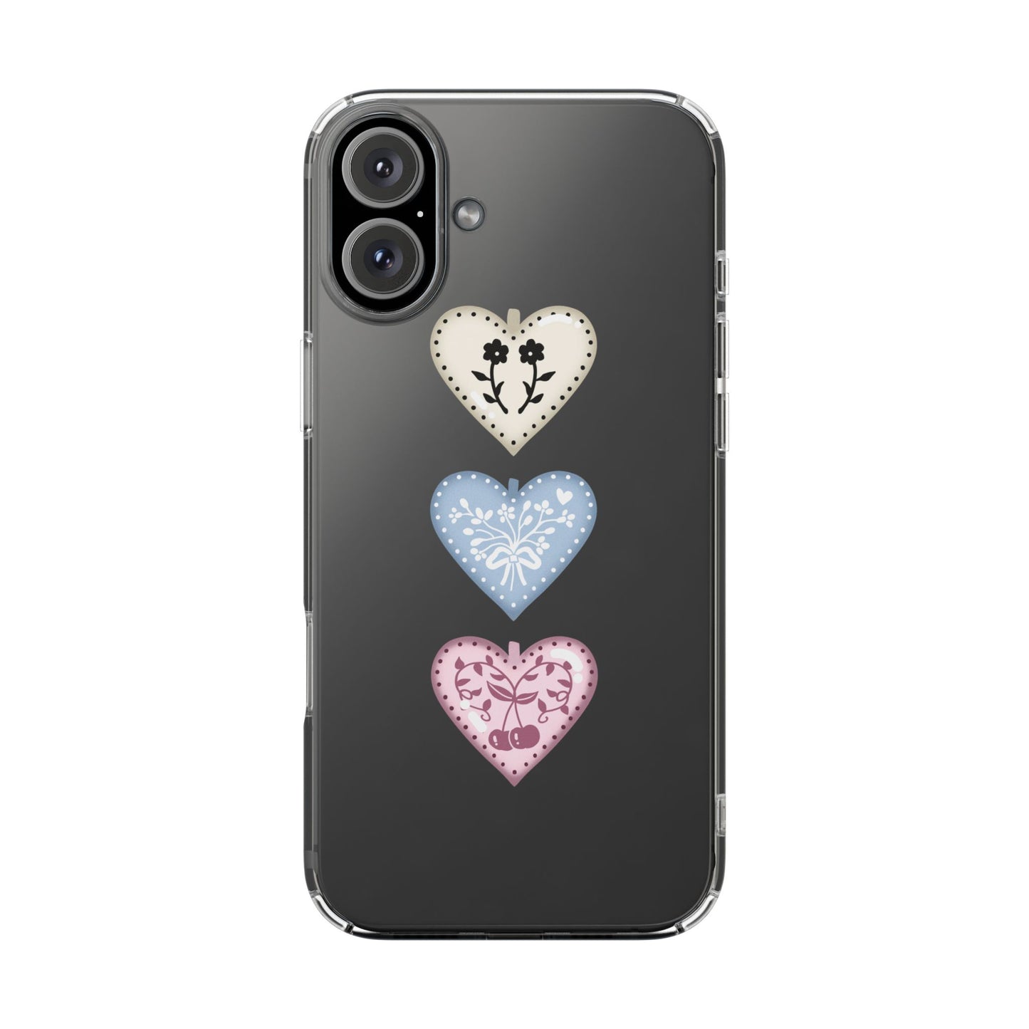 Porcelain locket phone case