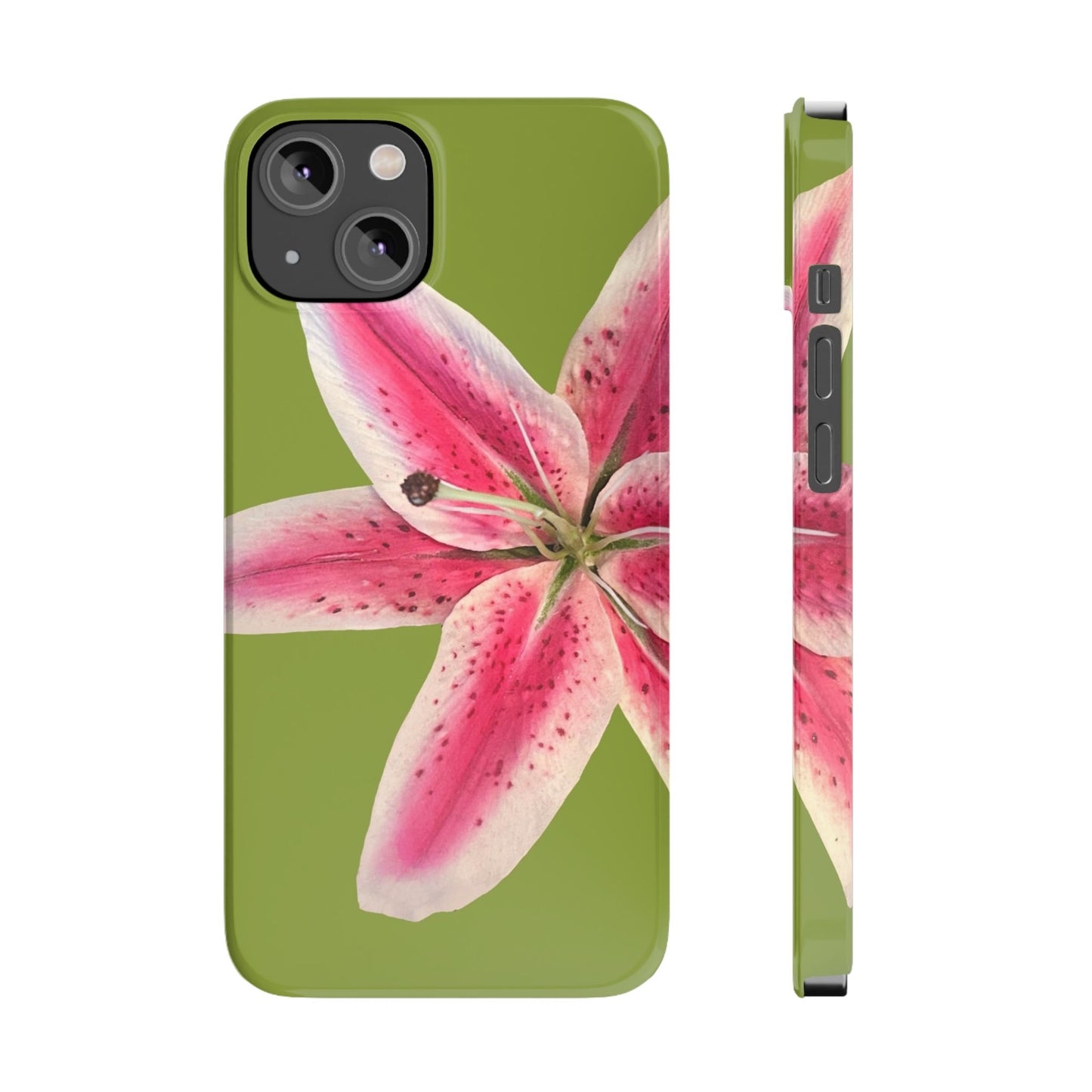 Green Lily Phone Case
