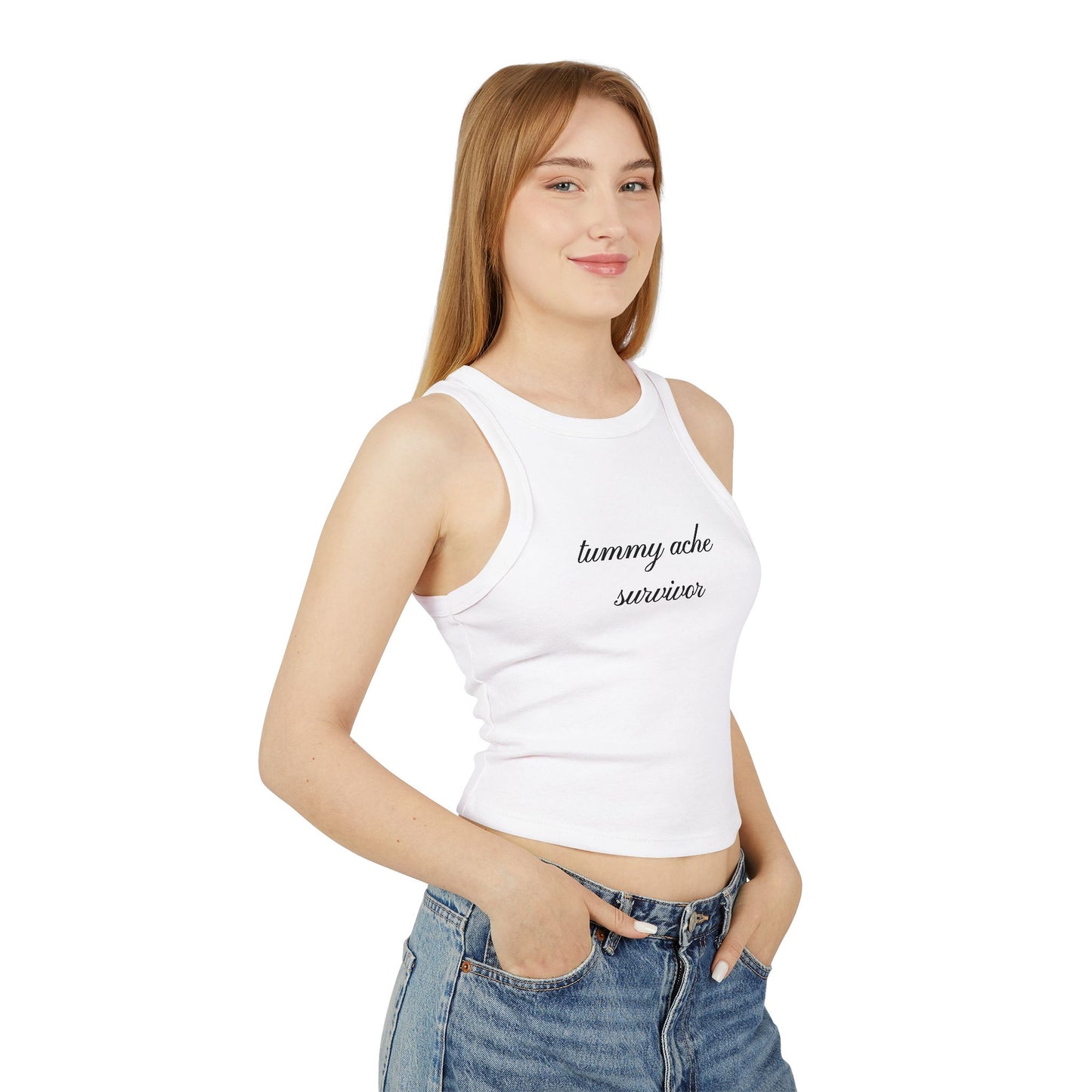 Tummy ache survivor tank top