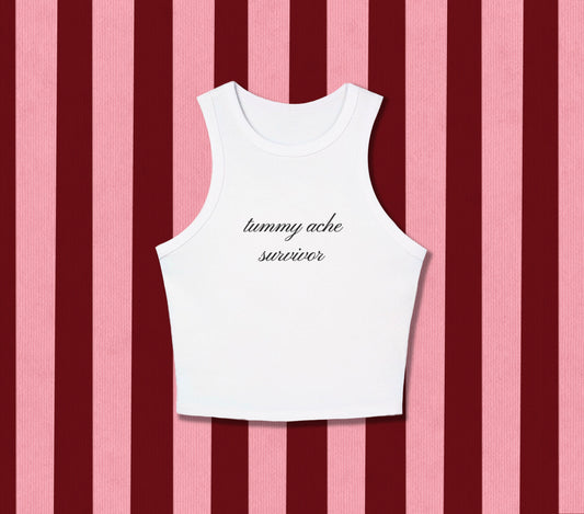 Tummy ache survivor tank top