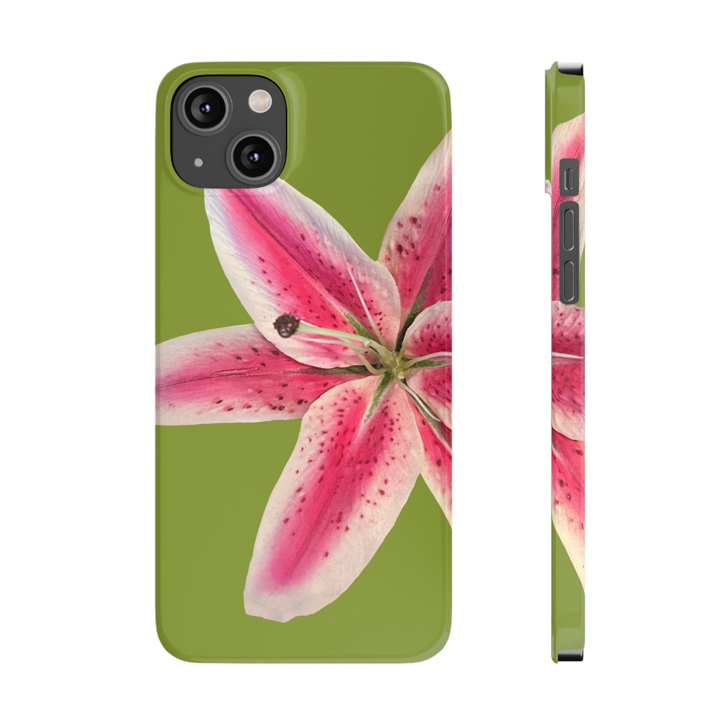 Green Lily Phone Case
