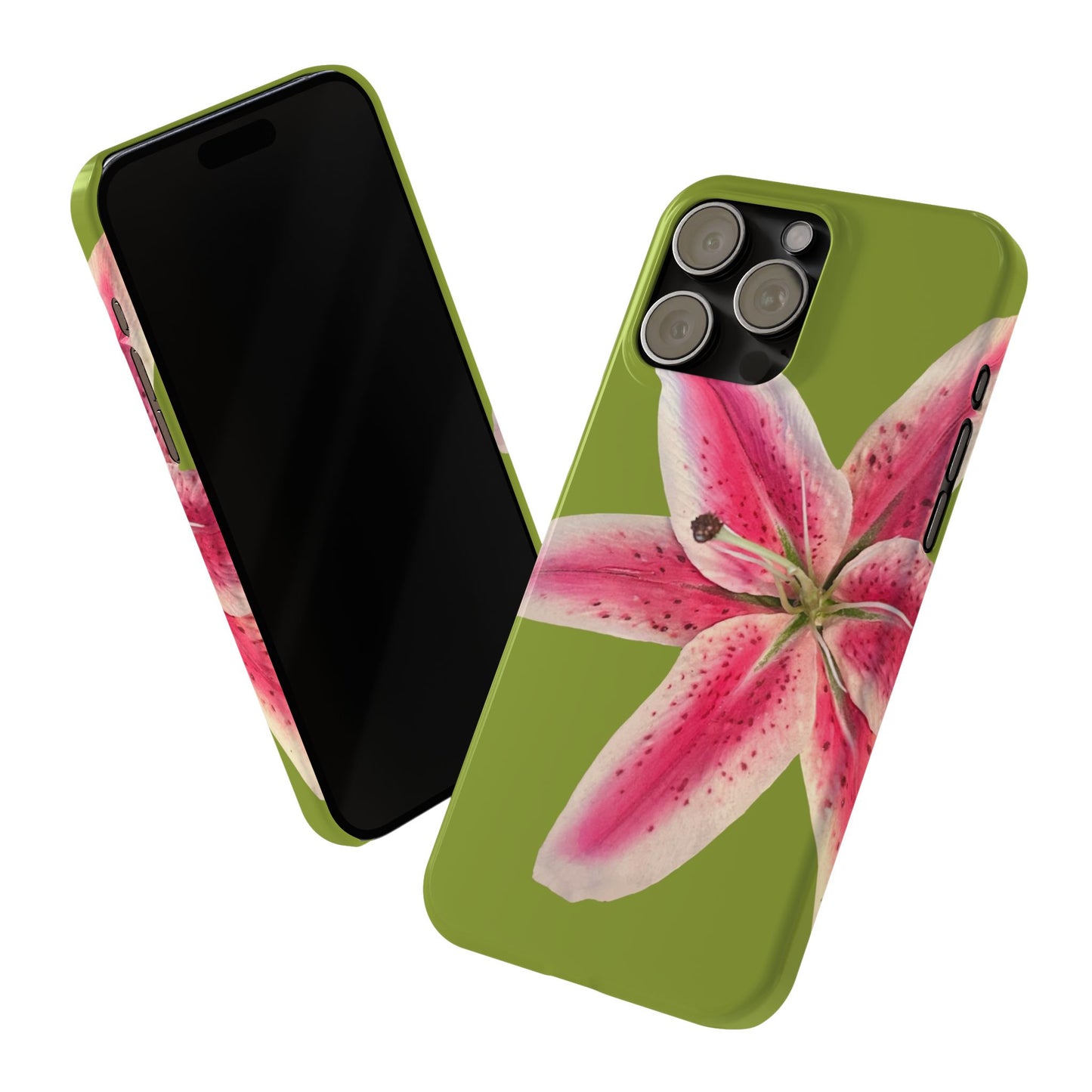 Green Lily Phone Case