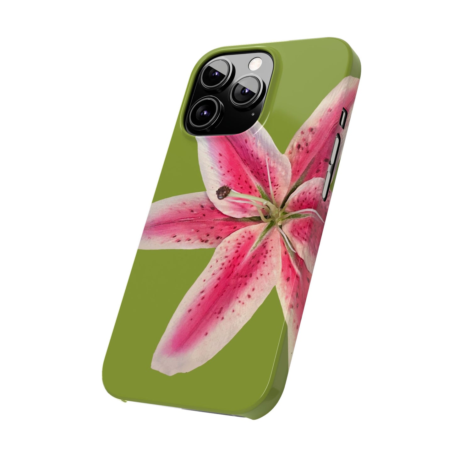 Green Lily Phone Case