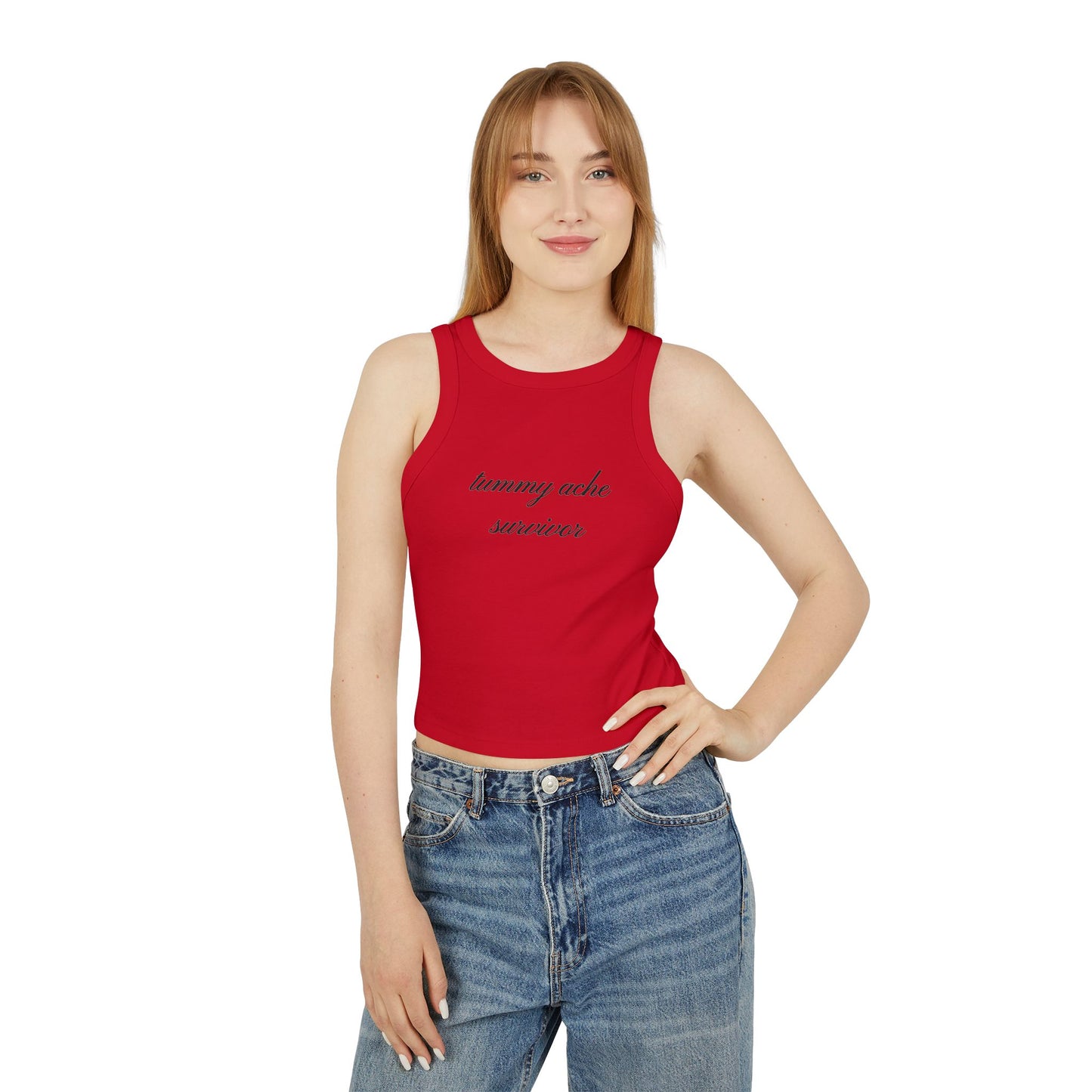 Tummy ache survivor tank top