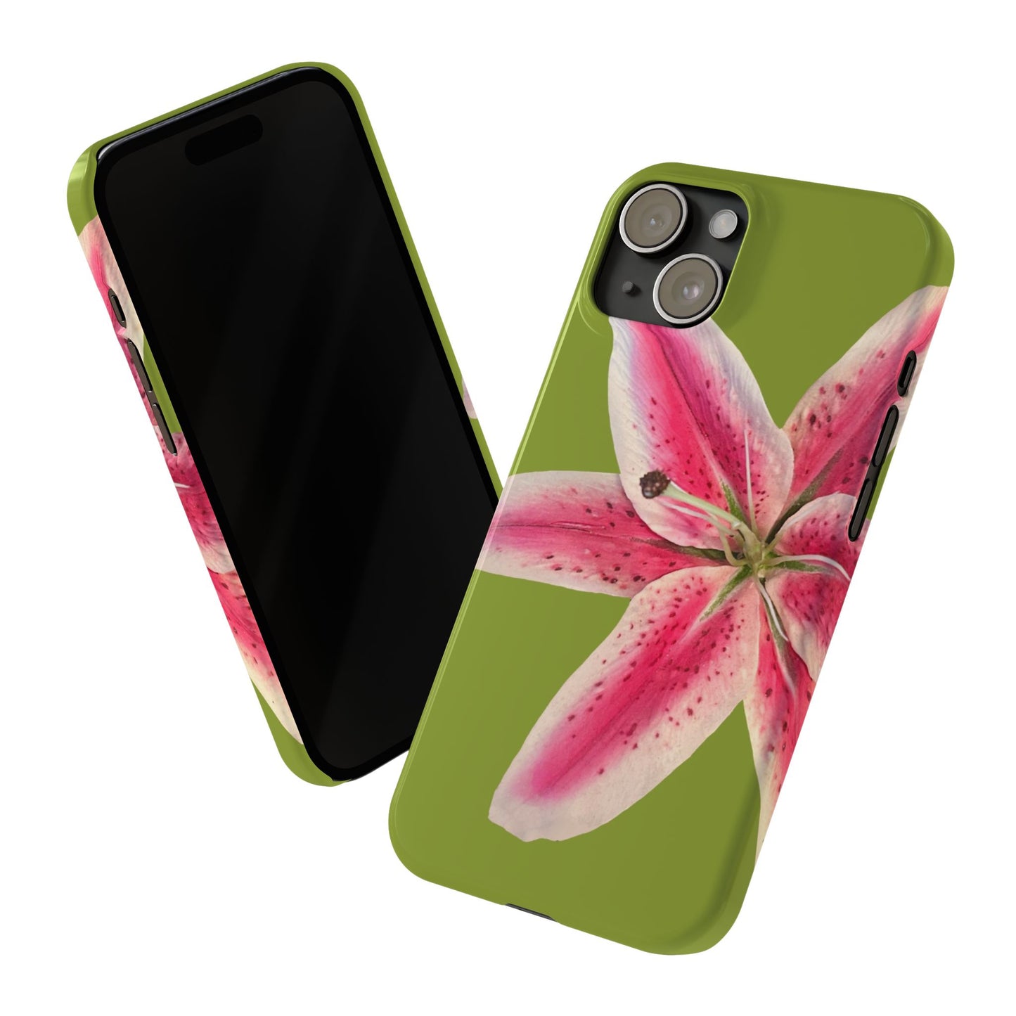 Green Lily Phone Case
