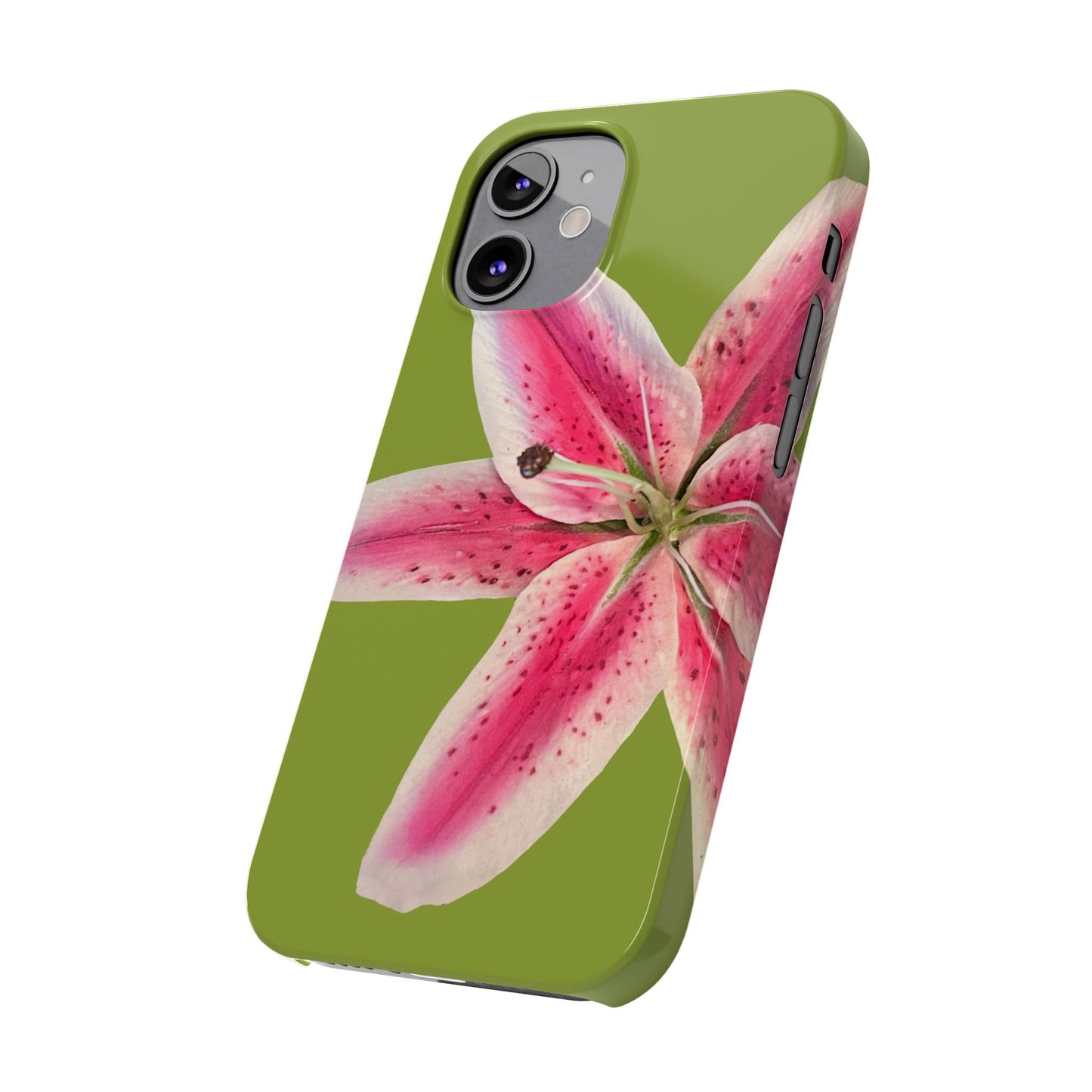 Green Lily Phone Case