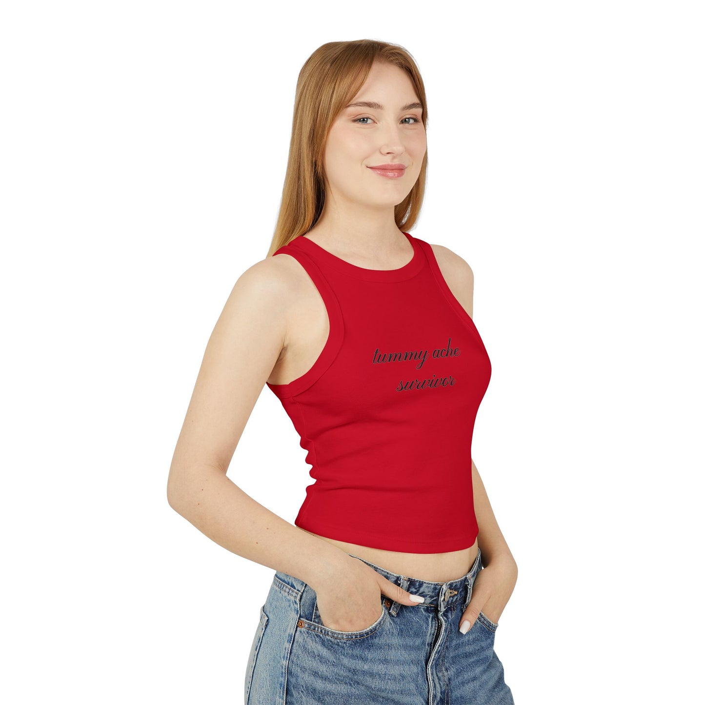 Tummy ache survivor tank top