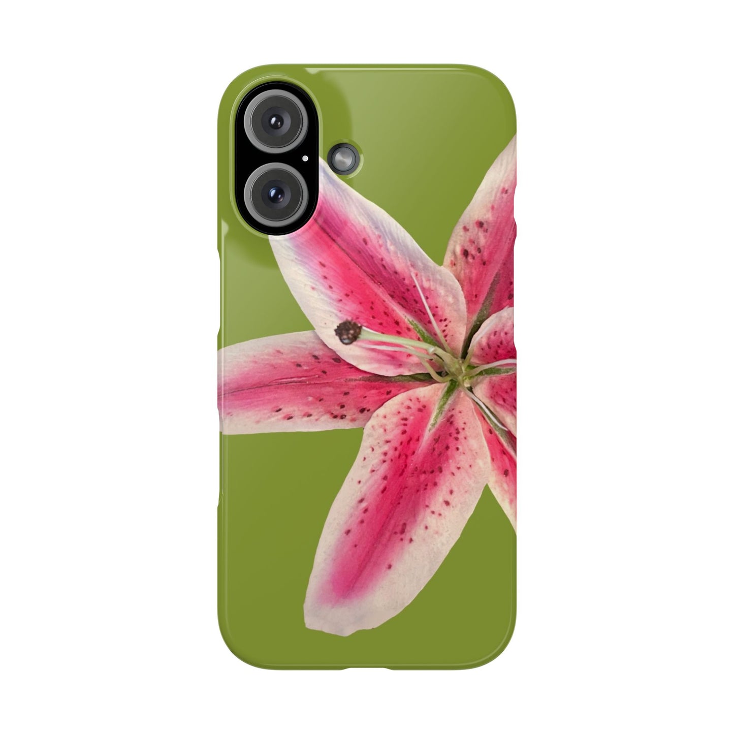 Green Lily Phone Case